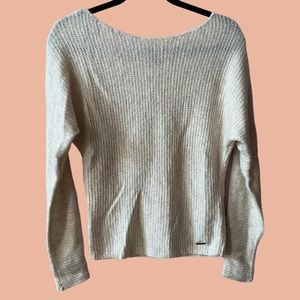 Abercrombie & Fitch cream sweater size medium